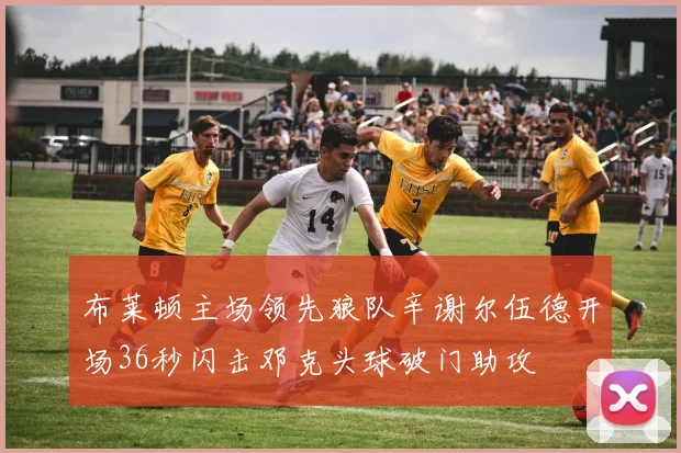布莱顿主场领先狼队辛谢尔伍德开场36秒闪击邓克头球破门助攻